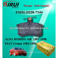 D228 ALFA ROMEO 164 semi-metallic brake pad